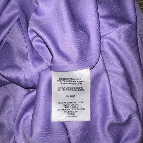 LONDON TIMES Womens Orchard Maxi Dress. Zipper Back. Bow Front. NWT. 2 - Picture 8 of 8